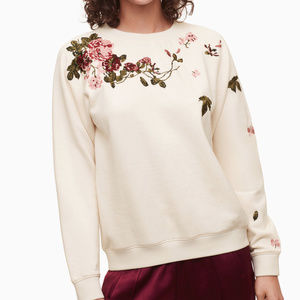 Aritzia Embroidered Sweatshirt